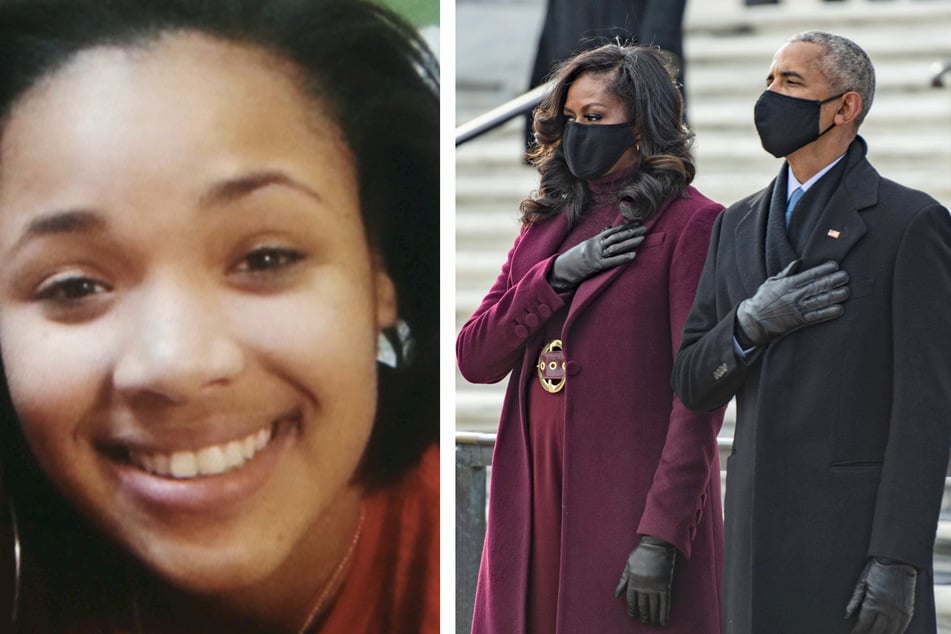 The Obamas announced the Obama Presidential Center will include a space dedicated to Hadiya Pendleton (l.), who was killed by a gunman in a Chicago park.