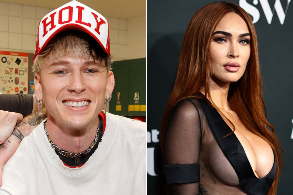 Megan Fox (r.) was reportedly "blindsided" by her recent breakup with Machine Gun Kelly.