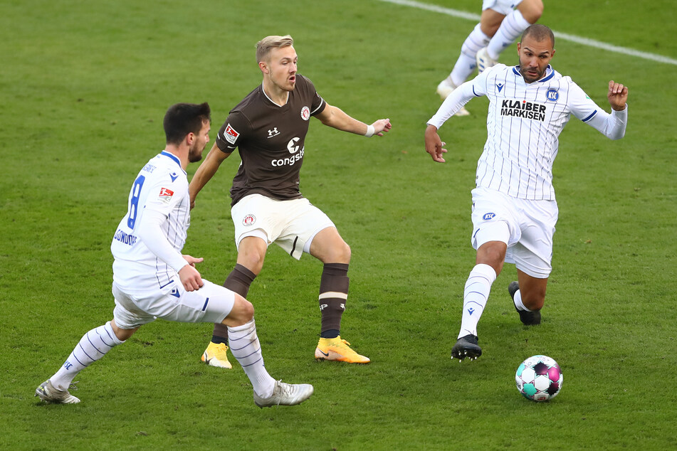 Lukas Daschner (22, M.) fehlt dem FC St. Pauli nach seiner Trainingsverletzung wochenlang. (Archivfoto)