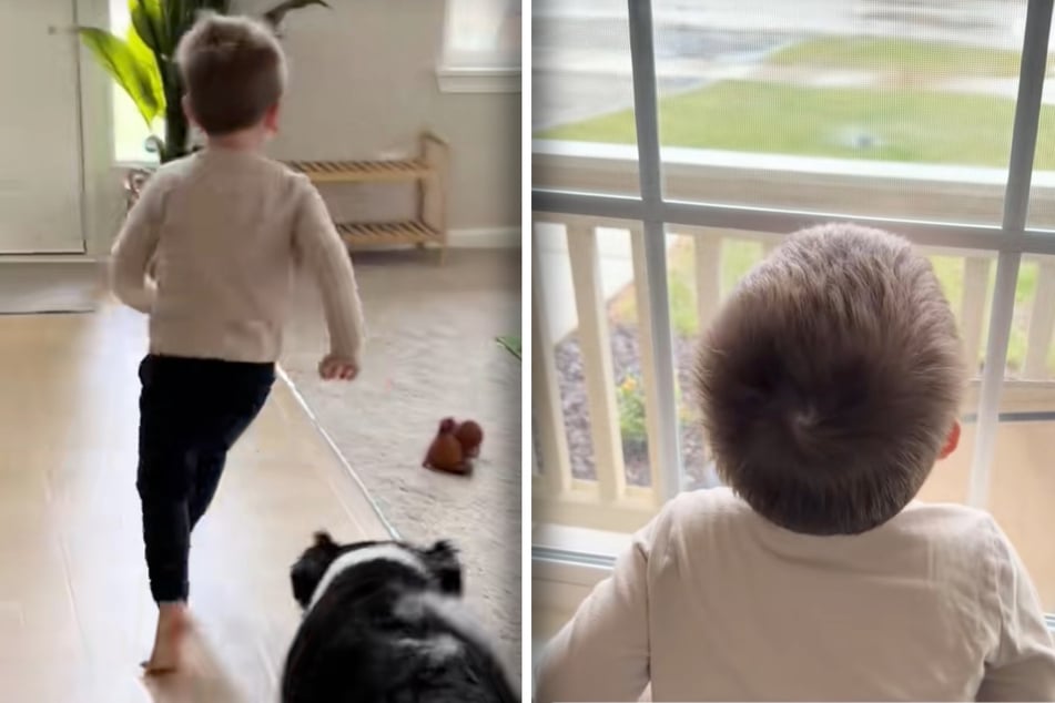 Junge rennt immer zum Fenster, wenn es regnet: Als Mutter Grund erfährt, bricht ihr Herz