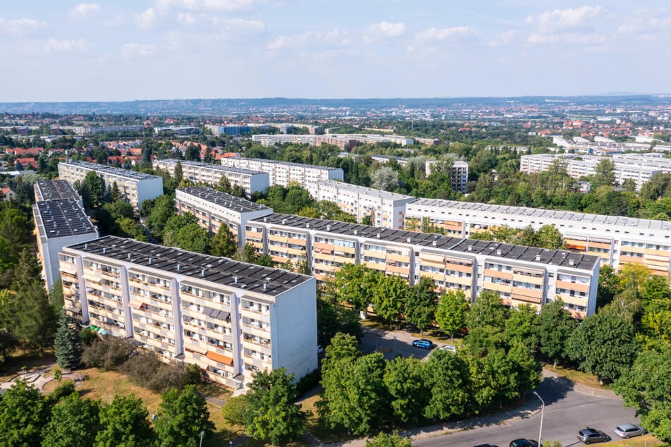 Gorbitz ist ein grüner und sozial schwacher Stadtteil.