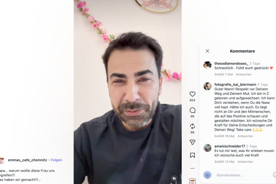 Zahlreiche Instagram-User drücken Youssef Bash ihr Mitgefühl aus.
