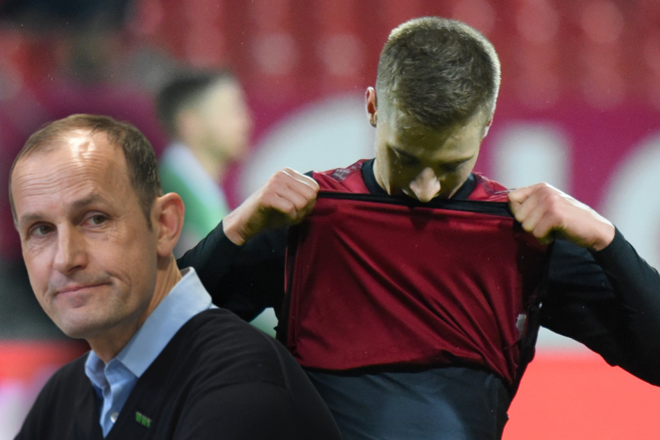 FC Augsburg neuer Cheftrainer Heiko Herrlich und Nürnbergs Fabian Nürnberger.