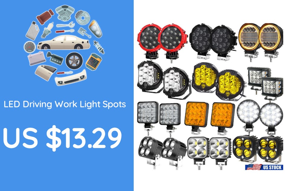 LED Driving Work Light Spots.