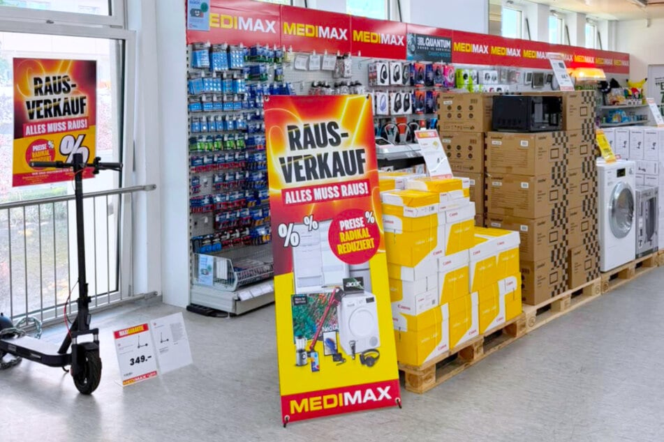 Bevor MEDIMAX schließt, startet ab Freitag (11.9.) ein riesiger Räumungsverkauf