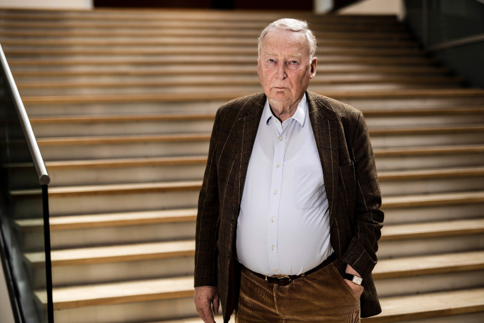 Alexander Gauland (83, AfD) im Berliner Jakob-Kaiser-Haus.