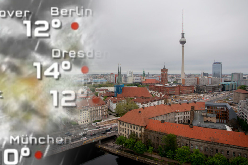 In Berlin soll es ab Mittwochnachmittag nass werden.