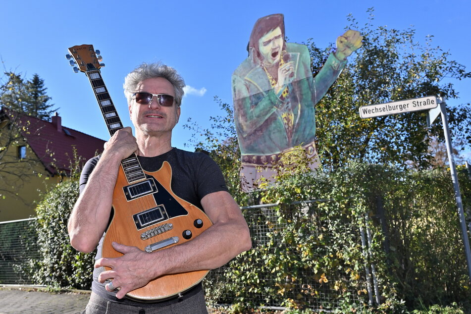 Der Künstler Jörg Besser (56) ist ein Fan des Rock'n'Roll-Stars.