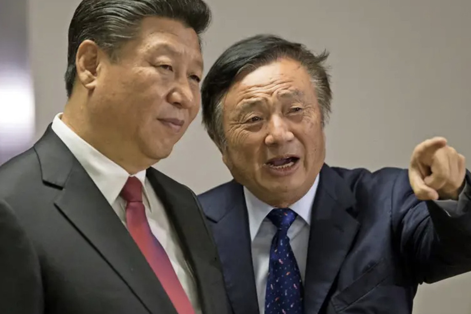 Chinas Staatspräsident Xi Jinping (70) und Huawei-Gründer Ren Zhengfei (78).