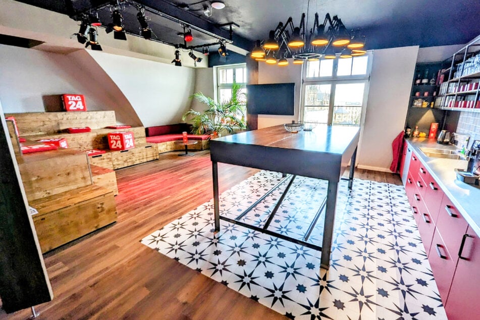 Blick in den Campus des Büros von TAG24 Leipzig.