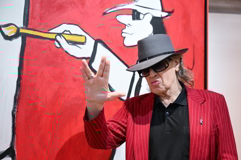 Seit den1990er Jahren malt Udo Lindenberg (79) Aquarelle mit Likör - die "Likörelle".