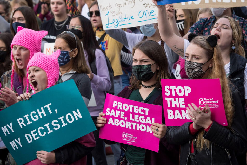 People gathered earlier this month for the Denver Women's March to voice opposition to the abortion restrictions recently enacted in Texas.