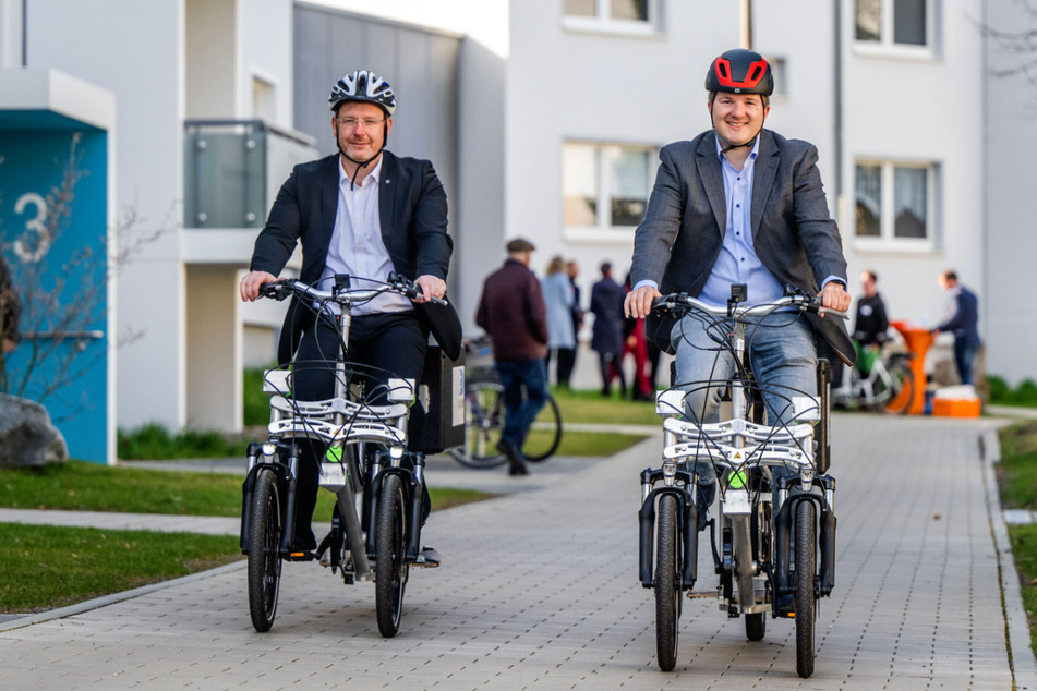 Freiberg wird Teststadt für Lastenfahrrad-Verleih