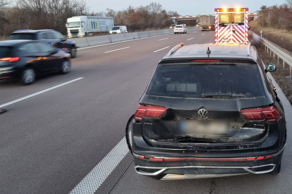 Diesen VW hatte es im Heck erwischt.