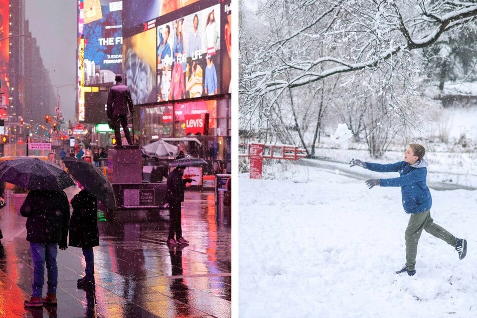 New York City and northeast hit by snowstorm and travel chaos