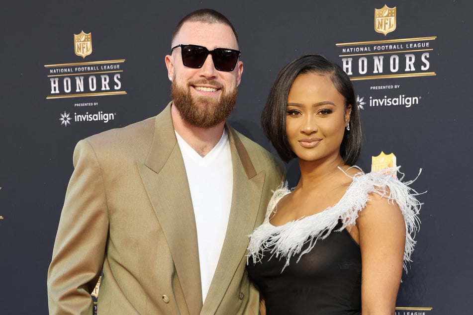 Travis Kelce (l.) and Kayla Nicole were together for five years before calling it quits in 2022.