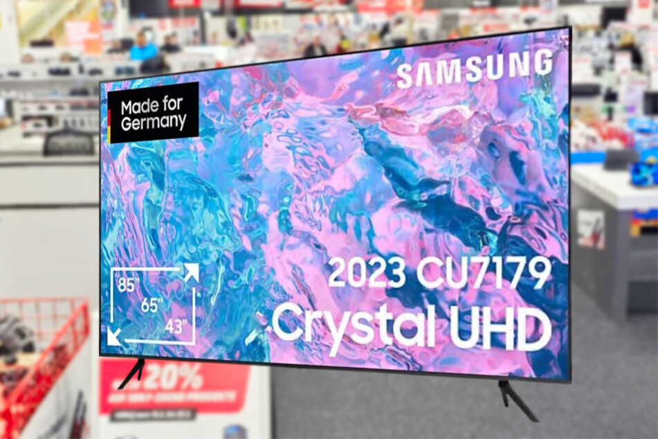 Riesigen Samsung-Fernseher gibt's bei MediaMarkt am Freitag (26.4.) super günstig