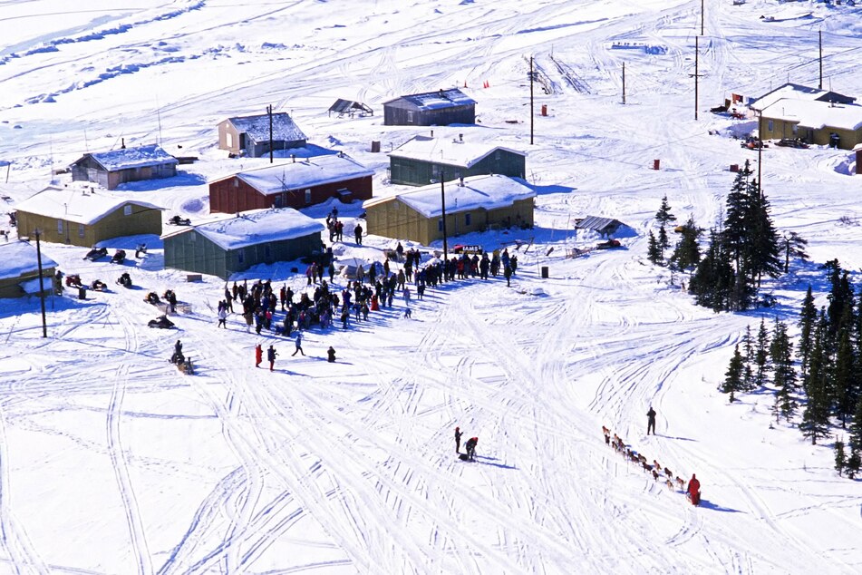 Participants' in this year's Iditarod have to stay overnight outside the villages.