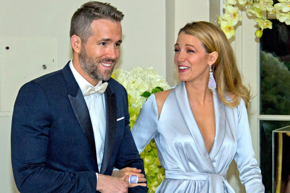 Blake Lively und ihr Ehemann Ryan Reynolds (45) bei einem Dinner im Weißen Haus.