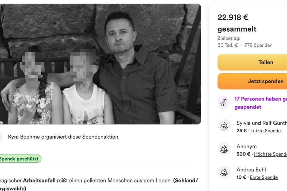 Viktor hinterlässt zwei Kinder, die Familie hat einen Spendenaufruf gestartet.
