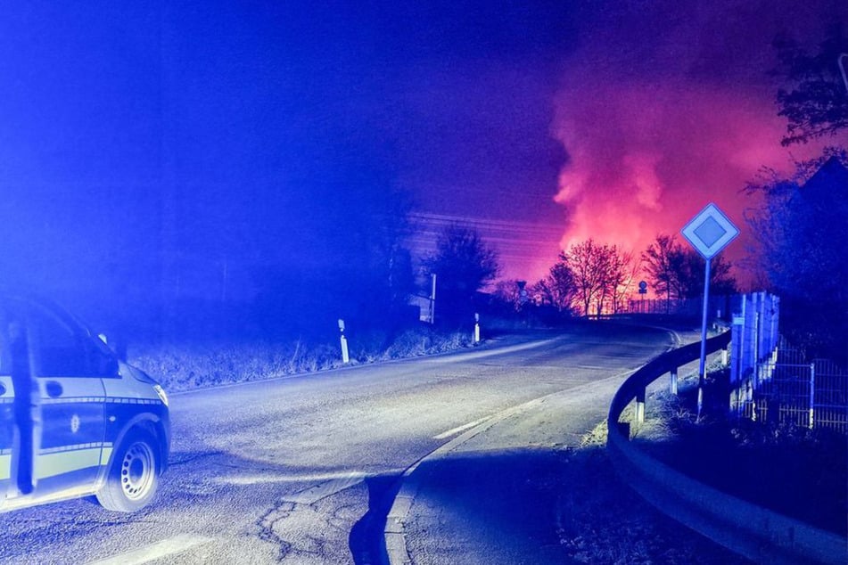 Es entstand eine große Rauchwolke.