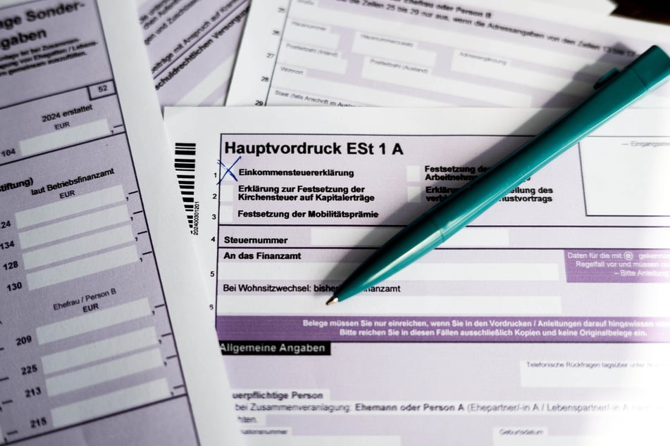 Der Hauptvordruck zur Einkommensteuererklärung ESt 1 A für das Jahr 2024. (Archivfoto)