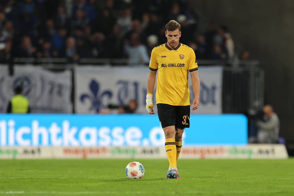 Zeigte sich nach dem 0:2 beim SV Darmstadt angefressen: Dynamo-Angreifer Christoph Daferner (27).