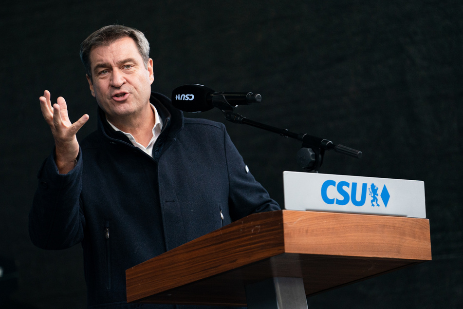 Markus Söder (54, CSU) betonte einmal mehr, dass die Wahl noch nicht gelaufen sei - es werde ein Wimpernschlagfinale um das Kanzleramt.