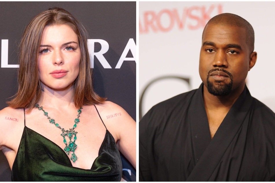 On Thursday, Julia Fox (l) revealed that she and Kanye "Ye" West (r) don't label their relationship but the romance is not a PR stunt.