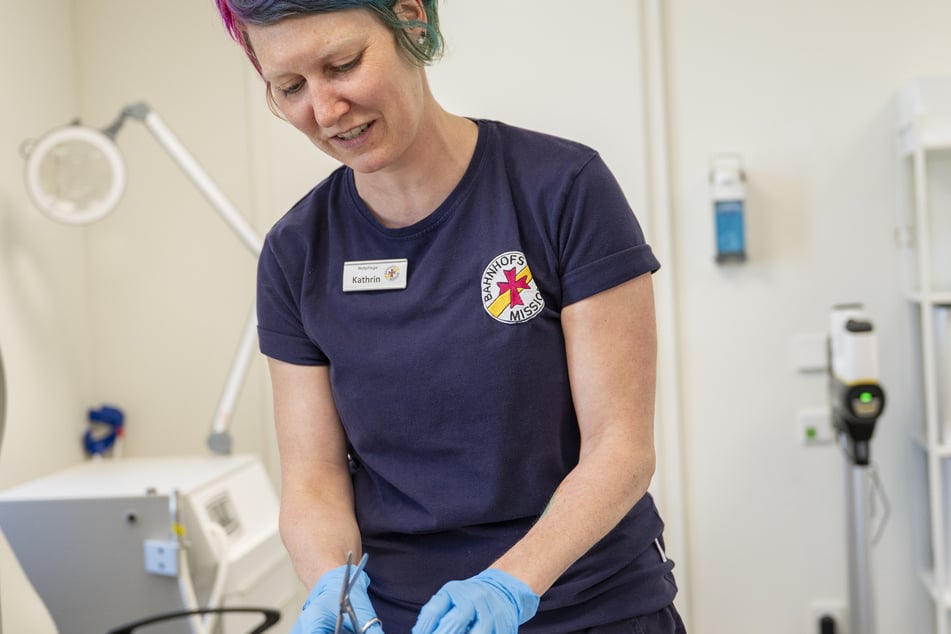 Kathrin Macke, Pflegefachkraft und Leiterin des Notpflegeangebots schätzt ihre Arbeit bei dem Projekt sehr.