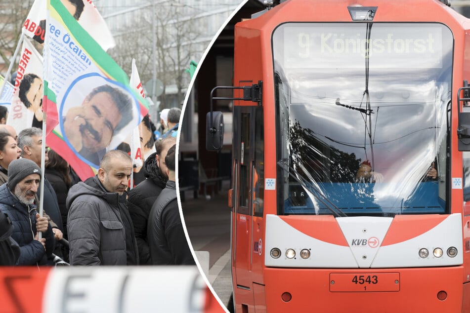 Wegen großer PKK-Demo am Samstag: KVB rechnen mit krassen Einschränkungen