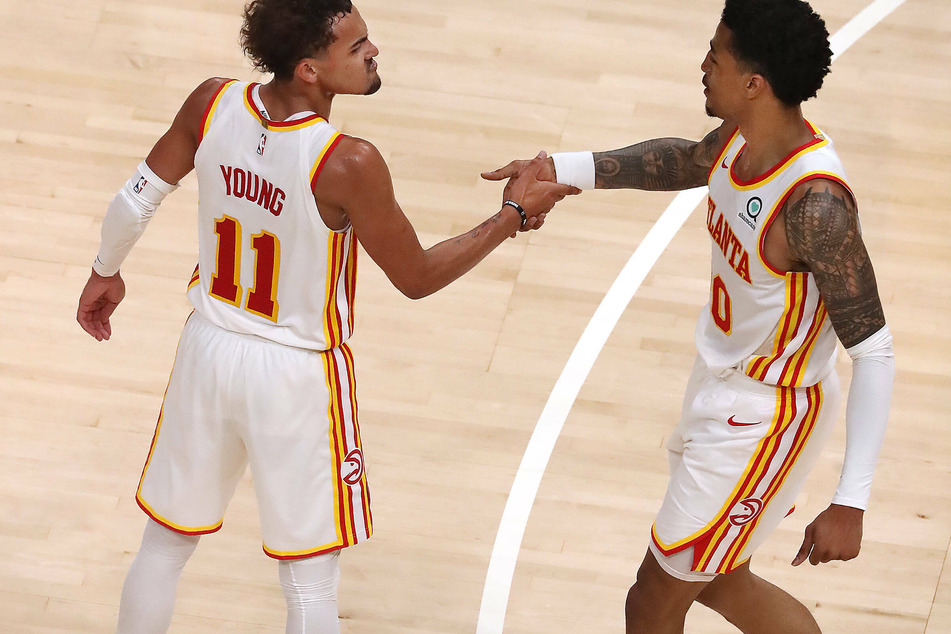Hawks guard Trae Young scored 25 points to help the Hawks beat the Magic 112-96 on Tuesday night.