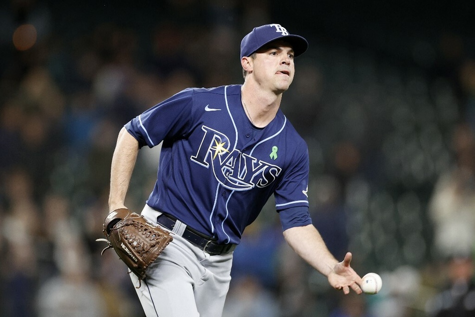 Brooks Raley of the Tampa Bay Rays went to Robb Elementary School in Ulvade, Texas, the scene of Tuesday's mass shooting.