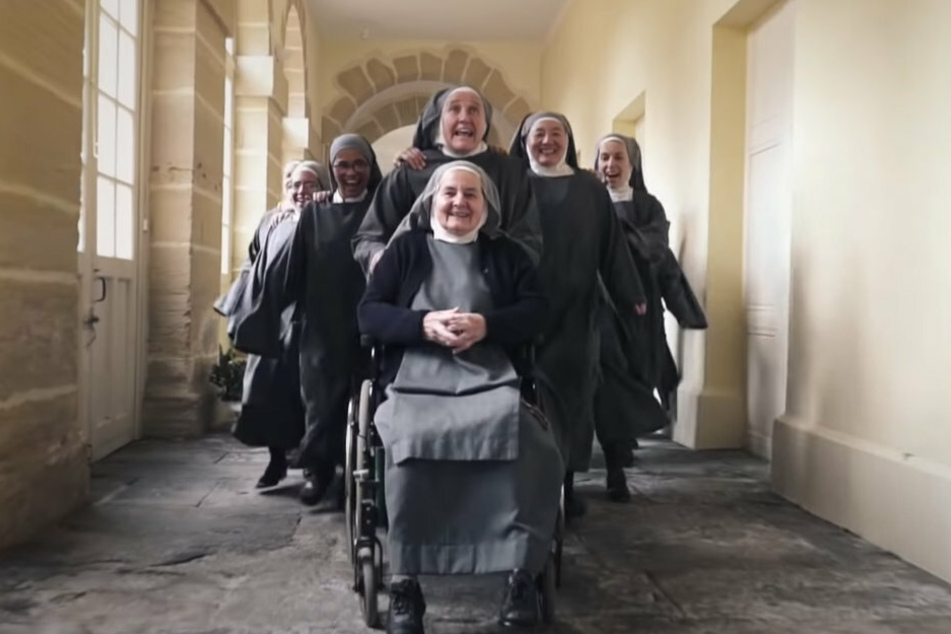 On YouTube, the dancing and singing nuns have become quite a sensation.