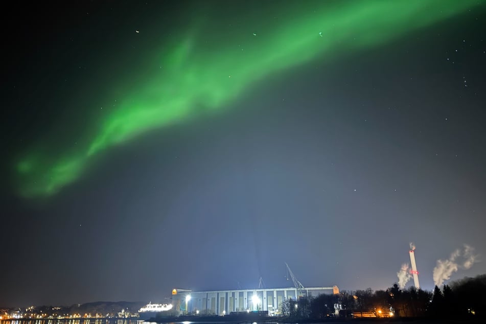 Der Norden kam ebenfalls auf seine Kosten. In Flensburg in Schleswig-Holstein konnte man das Himmelsphänomen gut beobachten.