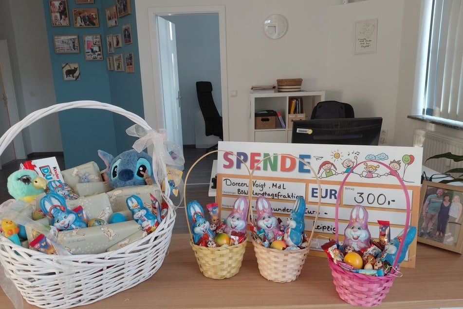 Kinder und Jugendliche durften sich über Ostern über Präsente des BSW freuen.