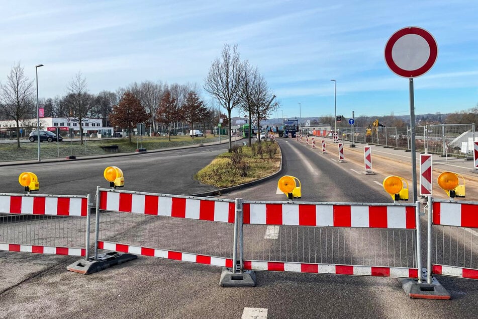 Auch im Februar wird die Kalkstraße nochmal voll gesperrt.