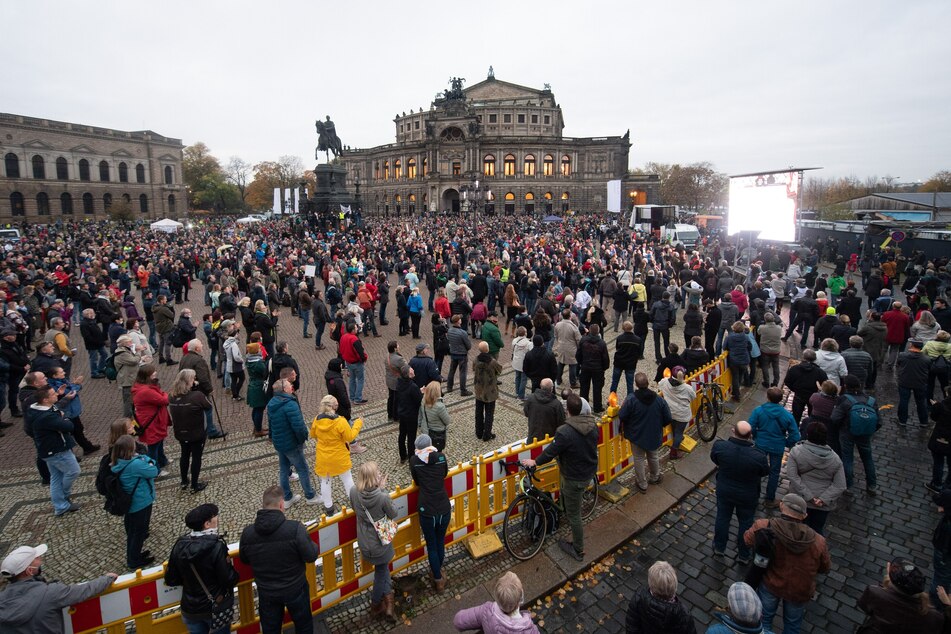 Die letzte "Querdenken"-Demo in Dresden fand am 31. Oktober statt.