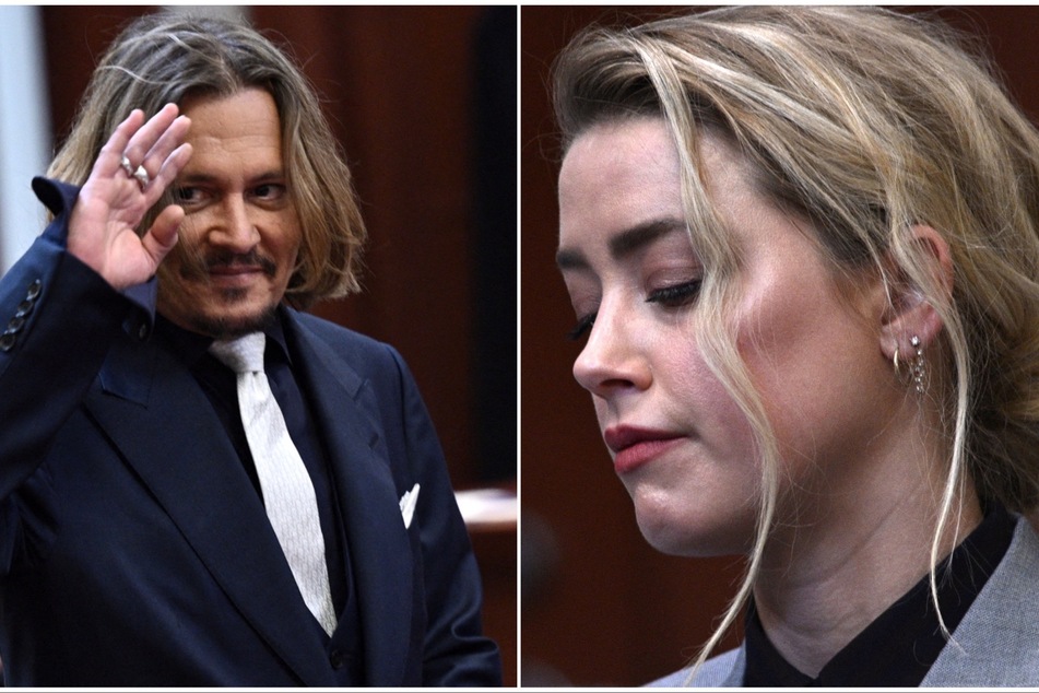 During opening remarks, Johnny Depp's (l.) lawyers slammed Amber Heard's domestic violence claims, while the Aquaman star's attorneys accused Depp of sexual assault.