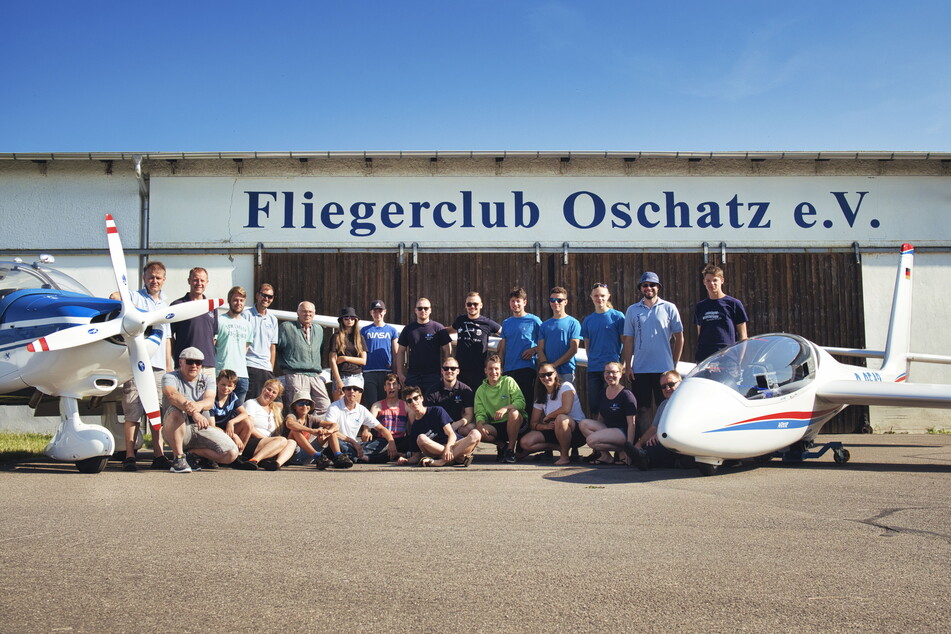 Senkrechtstarter im "Fliegerclub Oschatz": Richards jüngste Flugschülerin ist derzeit eine 11-Jährige aus Grimma.