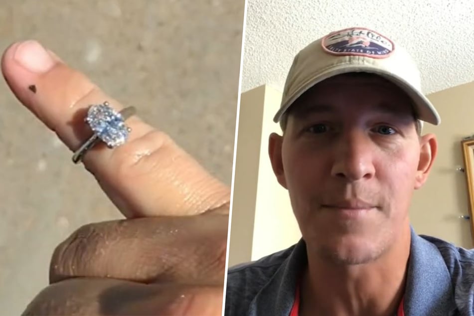 Diesen 40.000 US-Dollar-Ring (rund 38.650 Euro) fand Joseph Michael Cook in Florida am Strand.