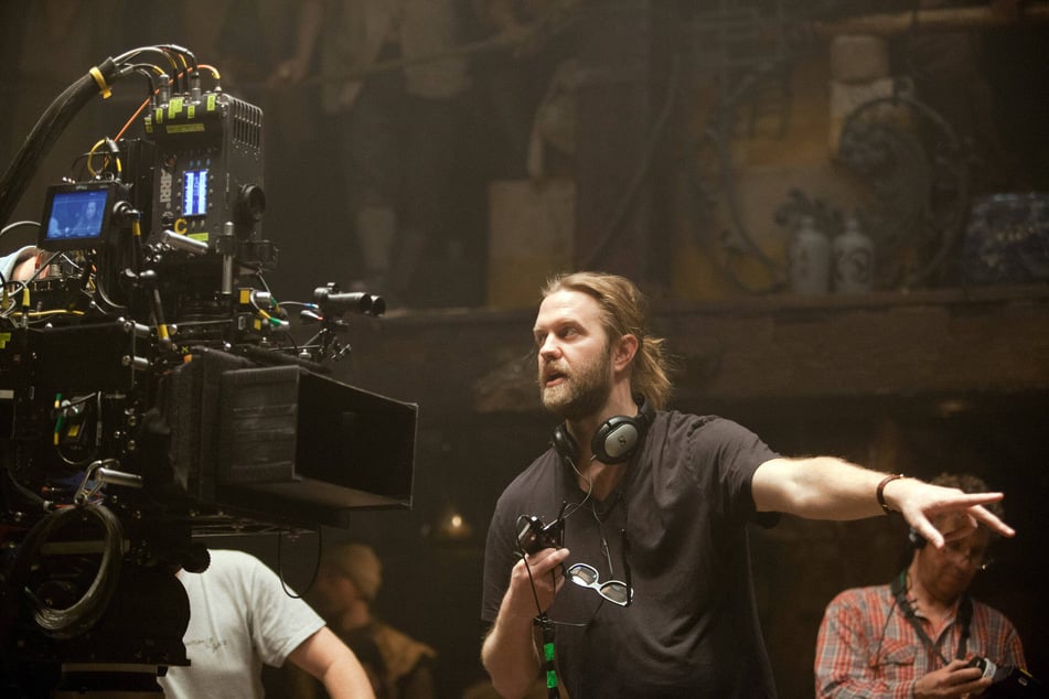 Director Carl Rinsch is pictured on the set of 47 Ronin in December 2013.