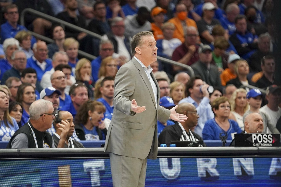 Kentucky Wildcats head coach John Calipari came up short in the first round as his men's team fell to Saint Peter's.