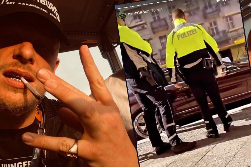 Polizei durchsucht Luxus-Karre von 187-Boss Bonez MC