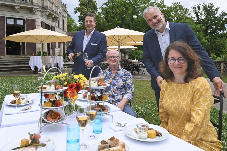 Dresden: Luxushotel Kempinski lädt ein: Grillabend de luxe auf Schloss Albrechtsberg