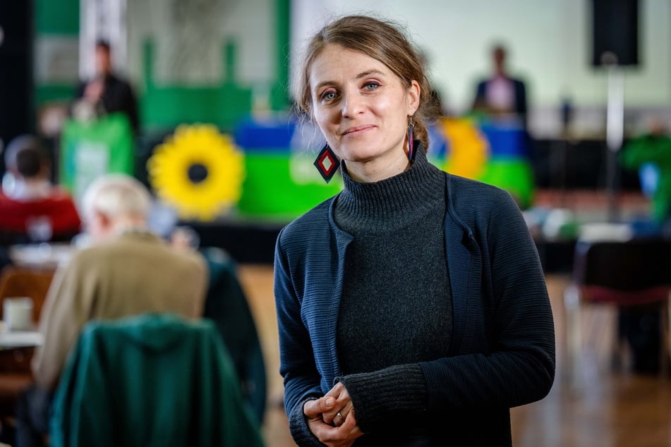 Coretta Storz (38), Grünen-Vize, sieht die Zeit nach der Berliner Ampel als Neuanfang für Chemnitz.