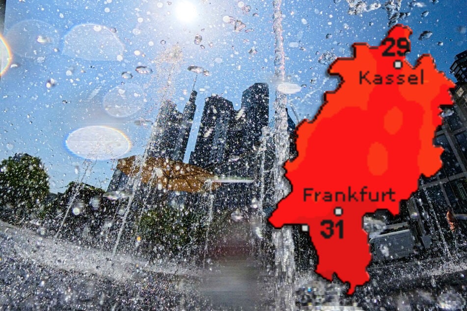 Am Donnerstag erreichen die Höchstwerte noch einmal bis zu 33 Grad im Süden Hessens.