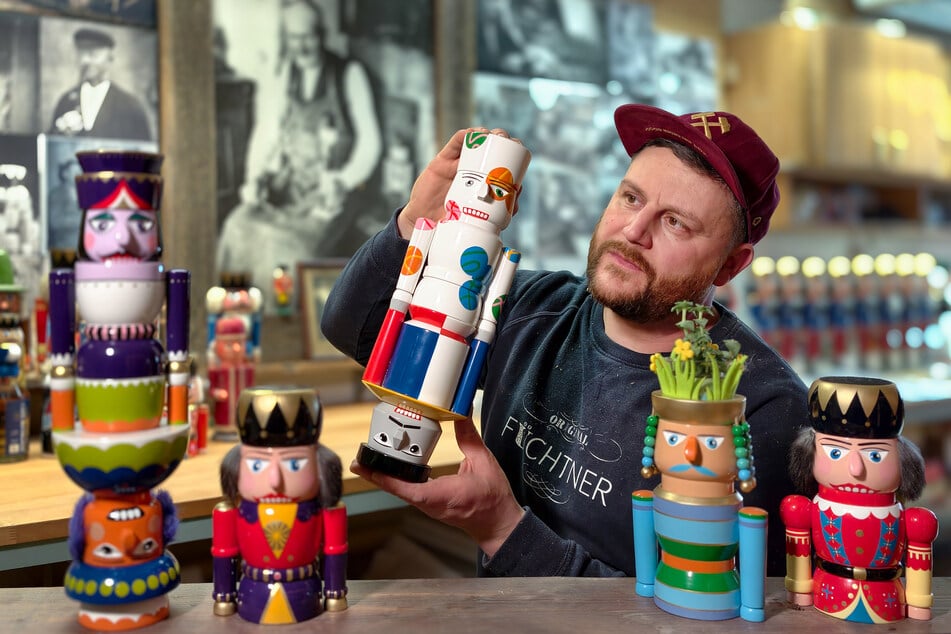 Doppel-Nussknacker aus dem Erzgebirge geht in Serie