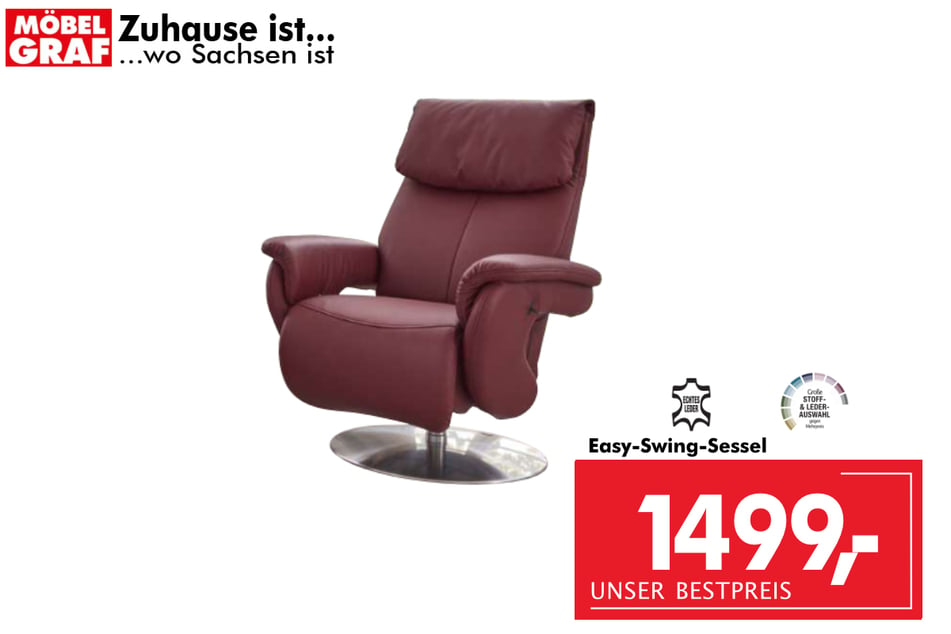 Easy-Swing-Sessel für 1.499 Euro.