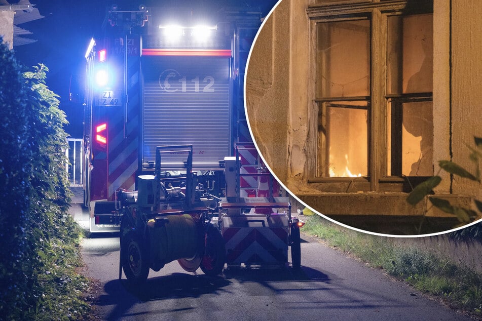 Flammen in leer stehendem Haus: 66-Jähriger löst Feuerwehreinsatz aus